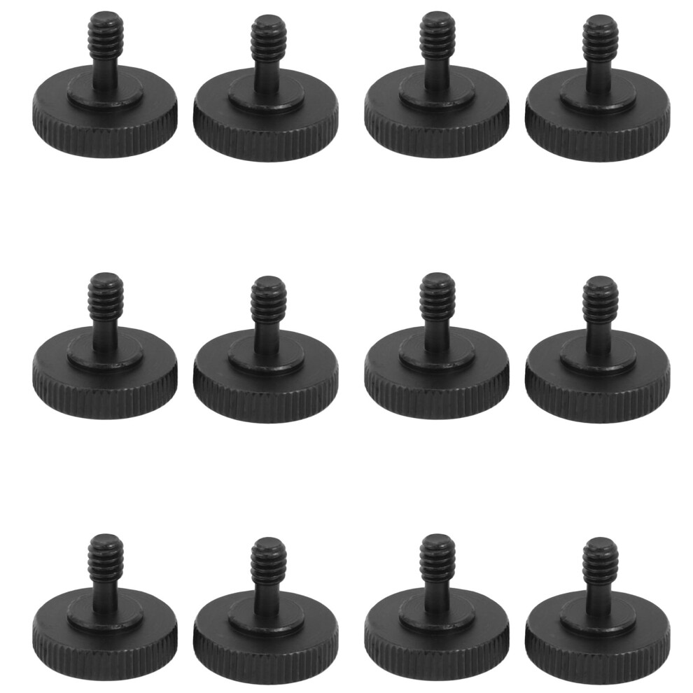Thumb Screw Camera Quick Release 1/4 Inch L Bracket Screw Mount Adapter Pack Of 12 With 1/4-20 Female Thread 6482260513140