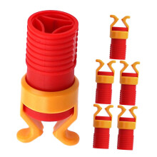 6-Piece Screw Holder Drill Holder Extension Bit Holder Universal Portable Fastening Tool for Woodworking ABS Plastic