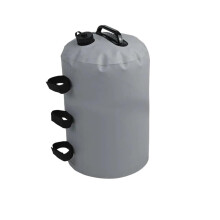 Sandsäcke for Baldachin-Zelte, Large Capacity PVC Water Weight Bag for Outdoor Sun Protection and Camping Tents, Gray