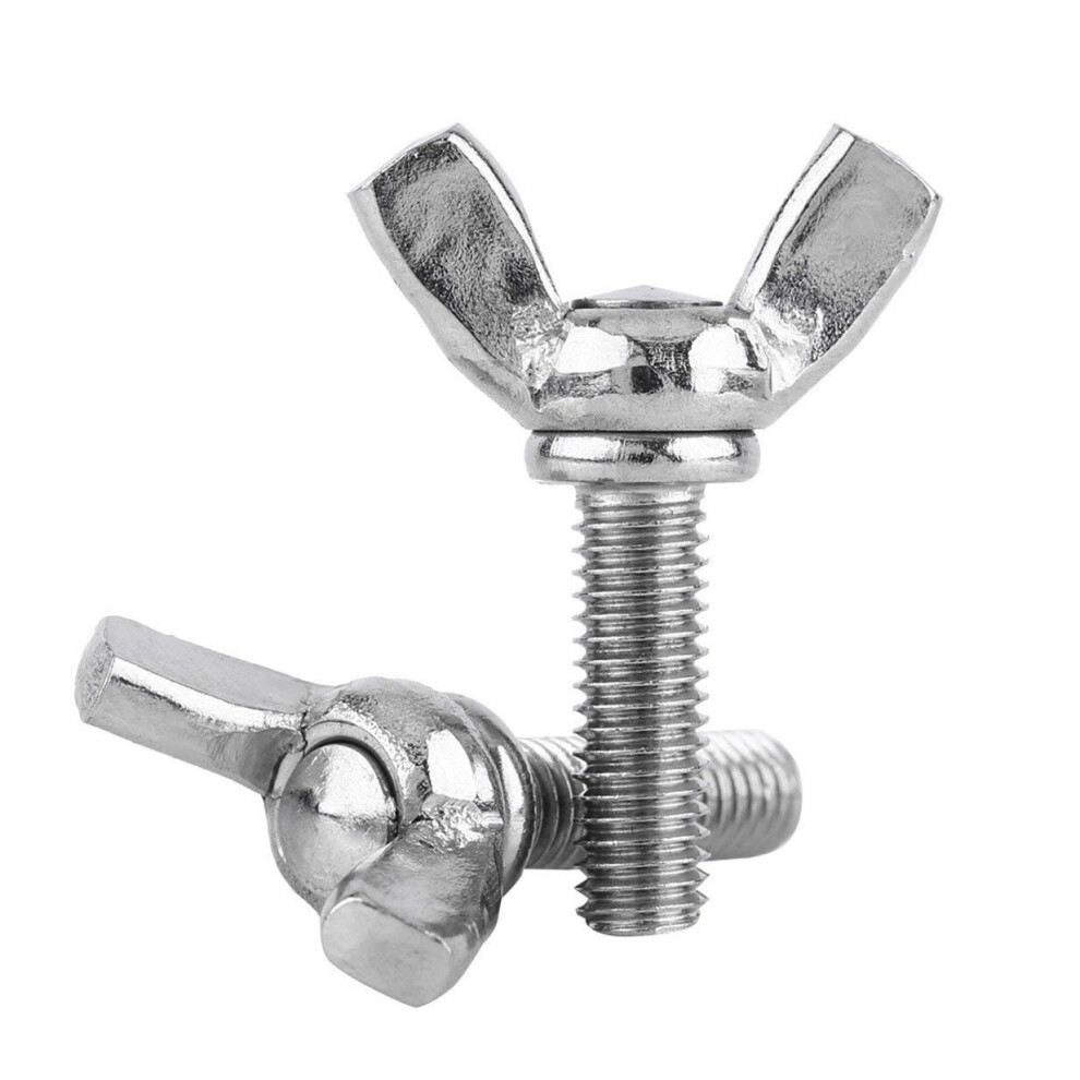 Metric Wing Bolt M5 Stainless Steel 10Mm 12Mm 16Mm 20Mm Length Machine Fixing Pack Of 10 For Various Applications 6493810581953