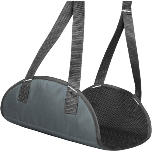 Adjustable Hanging Footrest for Flights, Compact Foldable Design, Breathable Travel Accessory for Comfort and Support 1