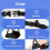 Adjustable Hanging Footrest for Flights, Compact Foldable Design, Breathable Travel Accessory for Comfort and Support 4