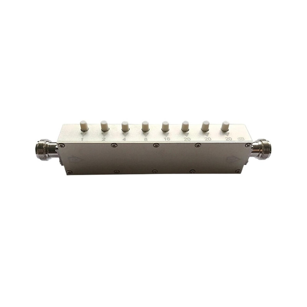 50 Ohm Hf Connector With Variable Attenuator, 5W N Female To N Female, Coaxial Step Attenuator, 0-60 Db Dc-3 Ghz 6482260513973