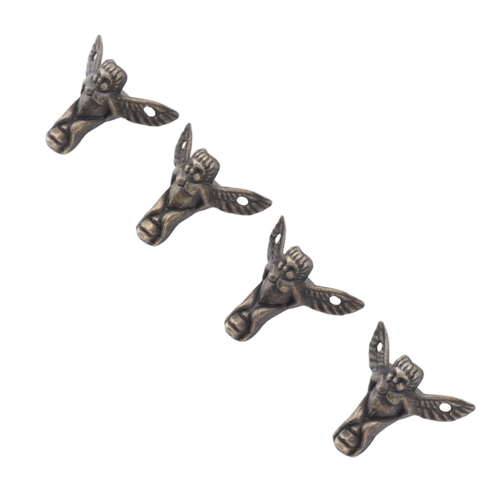 20Pcs Small Elegant Zinc Alloy Box Feet With Screws For Wood Boxes 4681338798225