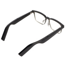 Black Open Ear Smart Glasses IPX4 Waterproof Wireless Bluetooth 5.3 Stereo
