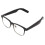Black Open Ear Smart Glasses IPX4 Waterproof Wireless Bluetooth 5.3 Stereo 16