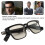 Handsfree Smart Audio Glasses - Bluetooth 5.3 Black Frame IPX4 5