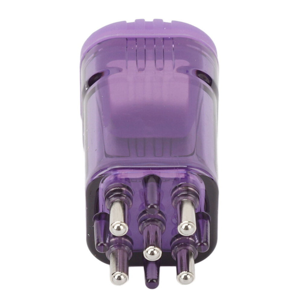 Purple 8Ml Transparent Scalp Oil Applicator Roller For Hair Growth Serum