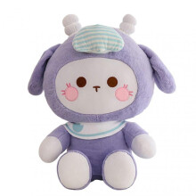(Purple) Plush Toy,Cute Sheep Plush Toy Dolls Realistic Animal Stuffed Pillows Gift For Birthday