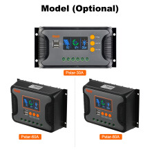 30A PWM Solar Charge Controller 12V-48V Metal IP30 21x14.5x7.5cm