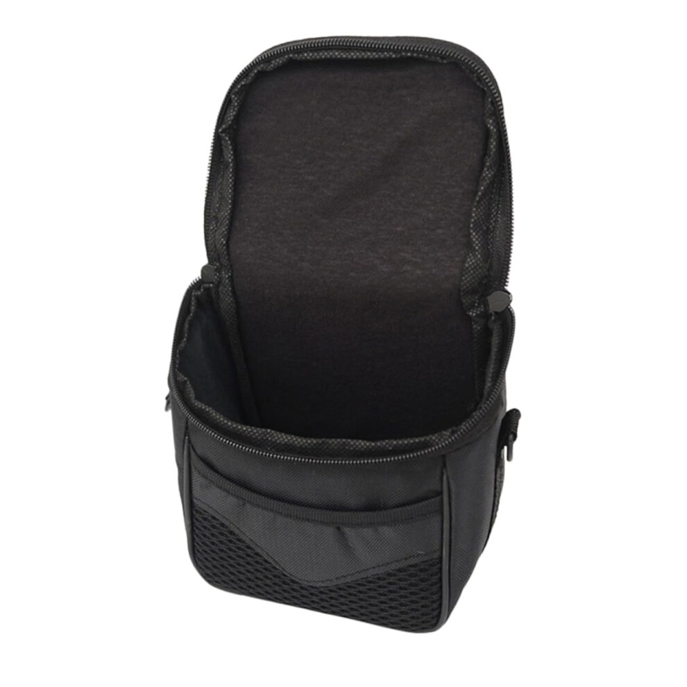 Camera Leather Case For Dslr Cameras - Large Outdoor Nylon Bag, Travel Protection Sleeve, Storage Pouch Black 6493810582448