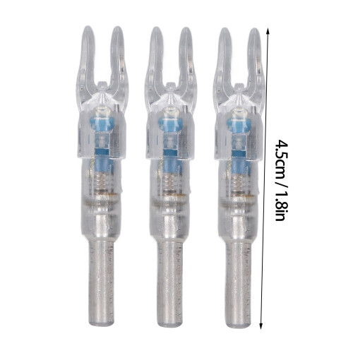 LED Lighted Arrow Nocks for 6.2mm Shaft - Durable and Auto-Lighting 1