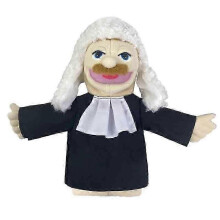 (judge) Soft Plush Toy Hand Puppet Funny Puppets Toy Professional Character Hand Puppet,50% Offer