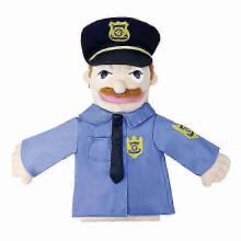 (police) Soft Plush Toy Hand Puppet Funny Puppets Toy Professional Character Hand Puppet,50% Offer