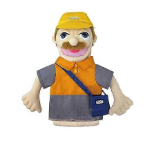 (postman) Soft Plush Toy Hand Puppet Funny Puppets Toy Professional Character Hand Puppet,50% Offer
