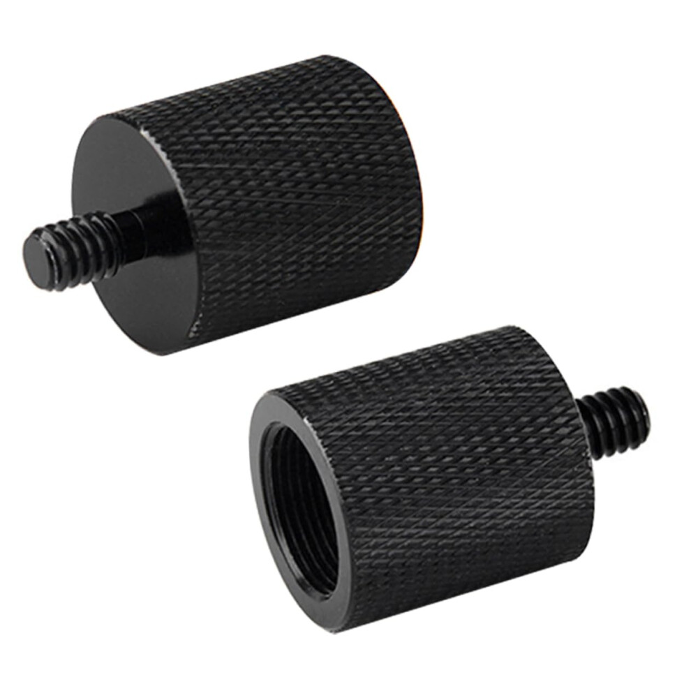 Transmission Screw Pack Of 2 For Microphone Stand And Tripod Adapter, Metal And Aluminium Alloy, Black 6276012328690