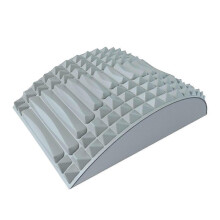(Gray) Back Stretch Pillow For Back Pain Relief, Lumbar Support, Herniated Disc, Sciatica Pain, Neck Pain, Prolonged Sitting Support-fenggeng