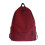 (Red) Backpack High School Students Backpack Large Capacity Travel Backpack Solid Color Schoolbag For Girls 2