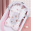 Baby Bath Mat for Newborns: Float Support Soft Cushion White 3