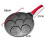 (Green) Seven-hole Breakfast Pan Multi-function Pancake Pan Animal Face Mold Small Frying Pan Egg Non-stick Kitchen Tool 3