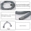 Dishwasher Drain Hose Extension Set 2m with Adjustable U-Clamp for Secure Fit Compatible with Standard Models 3