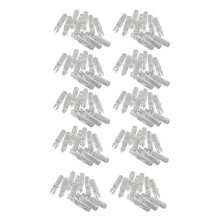 100pcs Transparent Plastic Arrow Nocks, 3.2cm, Lightweight