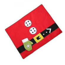 (4PCS) 4/6 Pcs Christmas Placemats, Cutlery Mats, Placemats, Housewares Table Ornaments