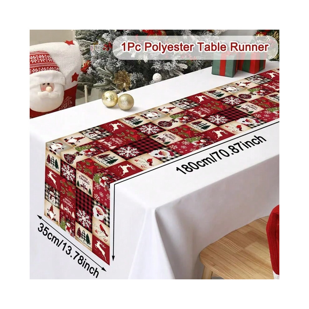 (42) Merry Christmas Santa Claus Table Runner Christmas Decor for Home 2025 Winter Holiday Kitchen Dining Table Decor Navidad Gifts-image-OPC-PJHKKJ9-NEW