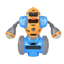 (C) Toy Electric dance robot intelligent 360-degree rotation multifunctional children's toys