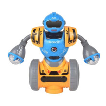 (D) Toy Electric dance robot intelligent 360-degree rotation multifunctional children's toys