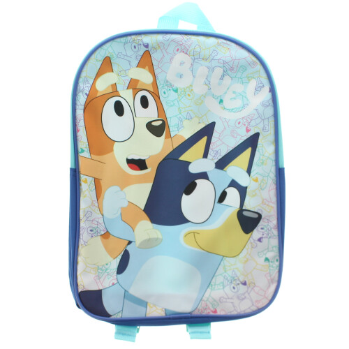 Bluey Bluey Childrens Character Backpack Padded Shoulder Straps Zip blue 2