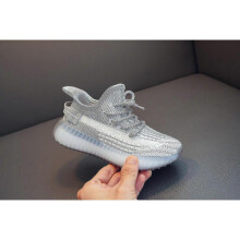 (31, Gray) Kids Sneakers Breathable Running Shoes Fashion Sport Shoes Yj1006