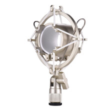 Universal Microphone Holder for Condenser Microphones, Anti-Vibration Shock Mount, Plastic for Studio Music Recording