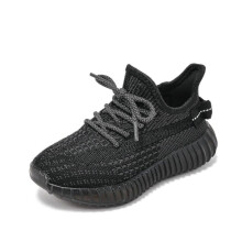 (30, Black) Kids Sneakers Breathable Running Shoes Fashion Sport Shoes Yj1006