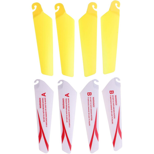 9 cm Propeller Set for Micro Helicopter - Durable Remote Controlled Aircraft Accessories for Enhanced Stability 1