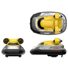 (yellow) Rc boat 2.4ghz Fast Remote Control Boat, Mini Remote Control Hovercraft For Pools And Lakes, Fast Rc Boats