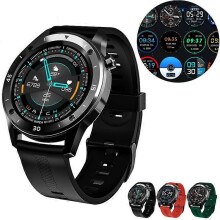 (Black) Fitness smart watch Bluetooth gold ladies heart rate tracker smart bracelet
