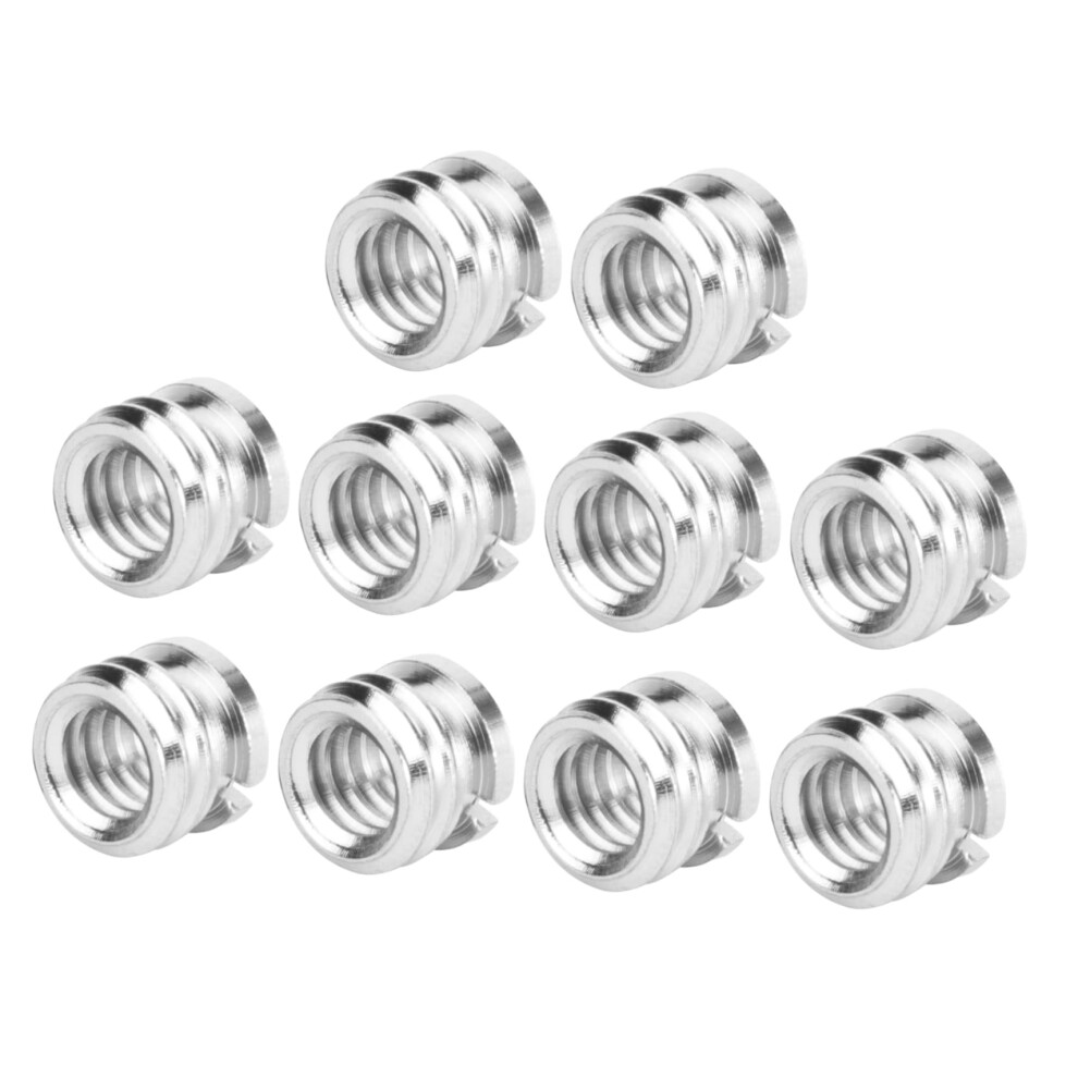 1/4 To 3/8 Camera Tripod Thread Adapter Screw Set For Universal Tripod Accessories, Durable Metal, Compatible With Standard Tripods Bronze 6482260516455