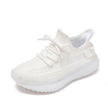 (28, White) Kids Sneakers Breathable Running Shoes Fashion Sport Shoes Yj1006