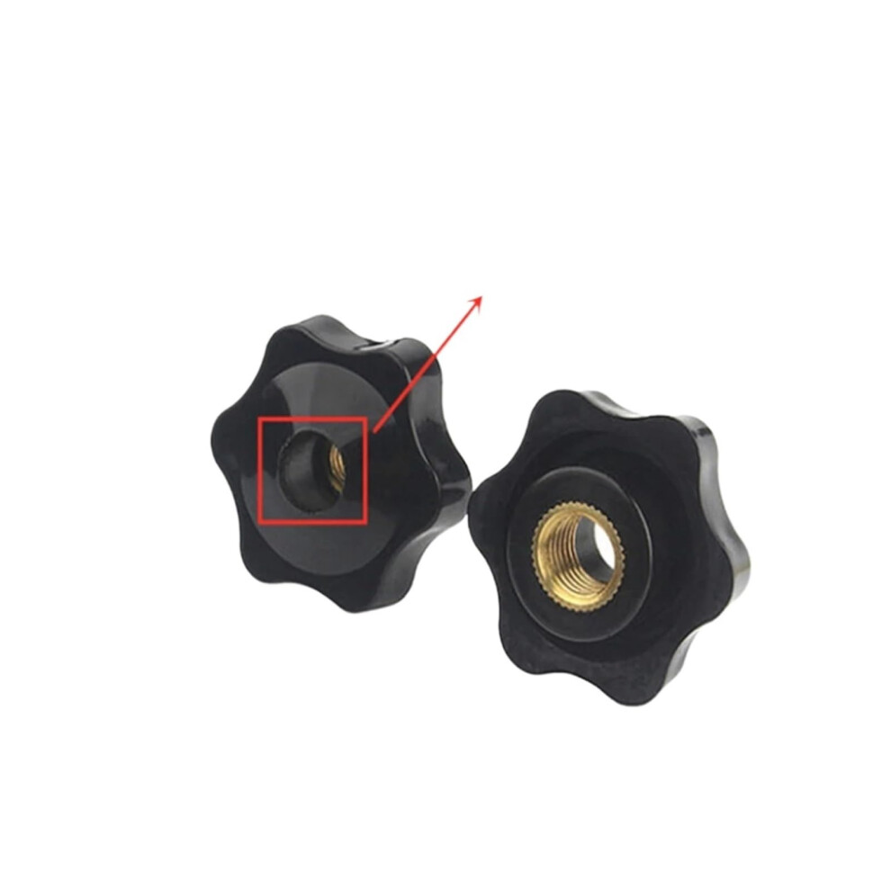 M4 M5 M6 M8 M10 M12 Bakelit Hand Drehen Muttern Schwarz Daumenmuttern 25Mm M5 Type 1 Manual Fasteners 6947110975320