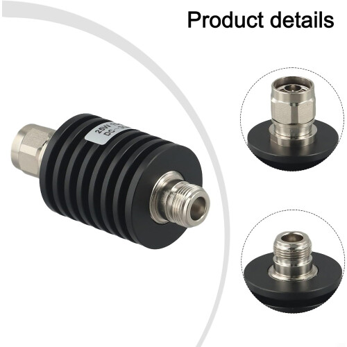 N-Type Coaxial Attenuators 25W Power Rating Adjustable 6dB Solid Performance for RF Applications 1