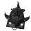 (black) Personalized shark backpack backpack pu womens bag commuter travel bag size 1