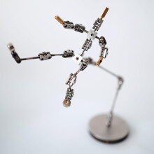 DIY Studio Stop Motion Armature Kits 13CM Metal Doll Figures for Animation and Photography, Easy Assembly, Multiple Styles