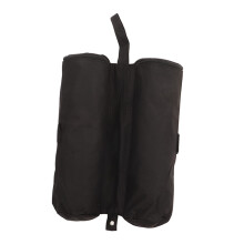 Weight Sandbag, Black Oxford Fabric with Hooks and Loops for Canopy, Sandbags, 1.5 kg