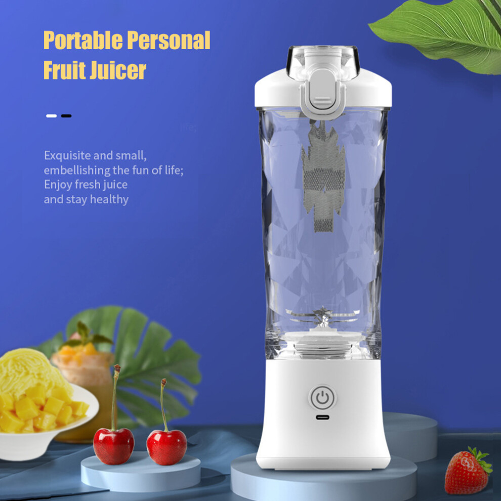 Portable 600ml Personal Blender with 150W 2 Modes & 6 Blades, USB Rechargeable-image-OPC-PJHKQHH-NEW