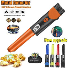 (blue) Metal Detector Portable High Sensitivity Metal Detector One Button LED Indicator