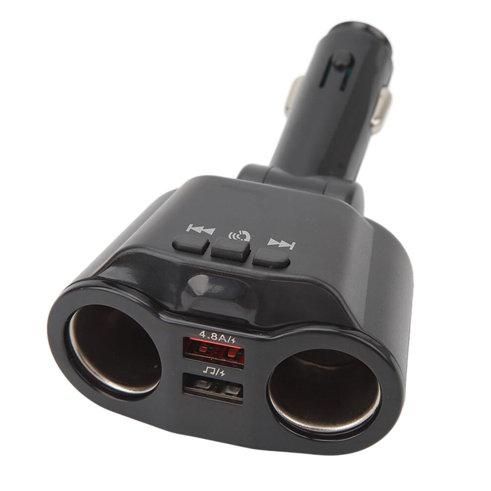 Bluetooth 2 Socket Cigarette Lighter Splitter With Dual Usb & Hands-Free Call 9401338827078