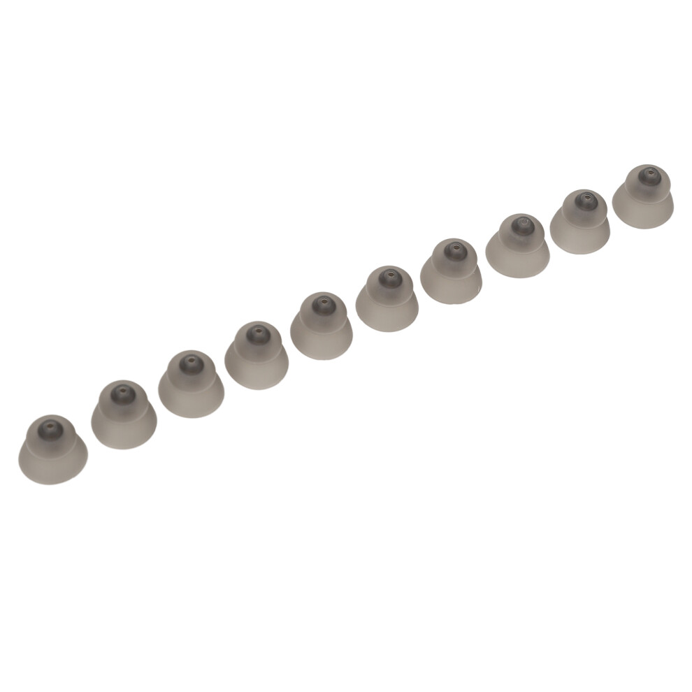 Black Detachable 11Mm Silicone Ear Pieces - Noise Reduction