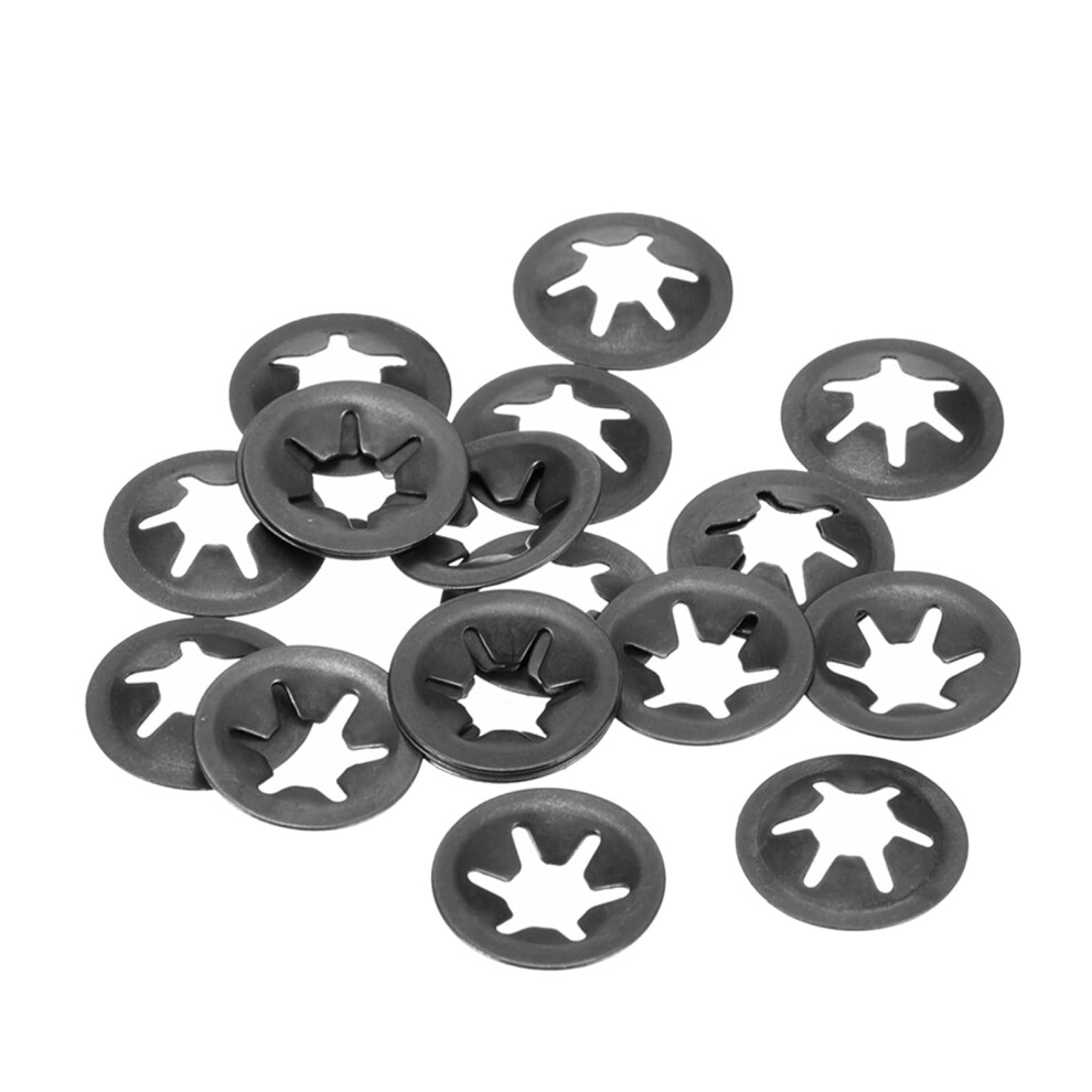 M6 Inner Tooth Star Disc Pack Of 20 - 6Mm Id X 16Mm Od Shock Absorption Discs Made Of 65Mn Steel For Mechanical Equipment 6276012331577
