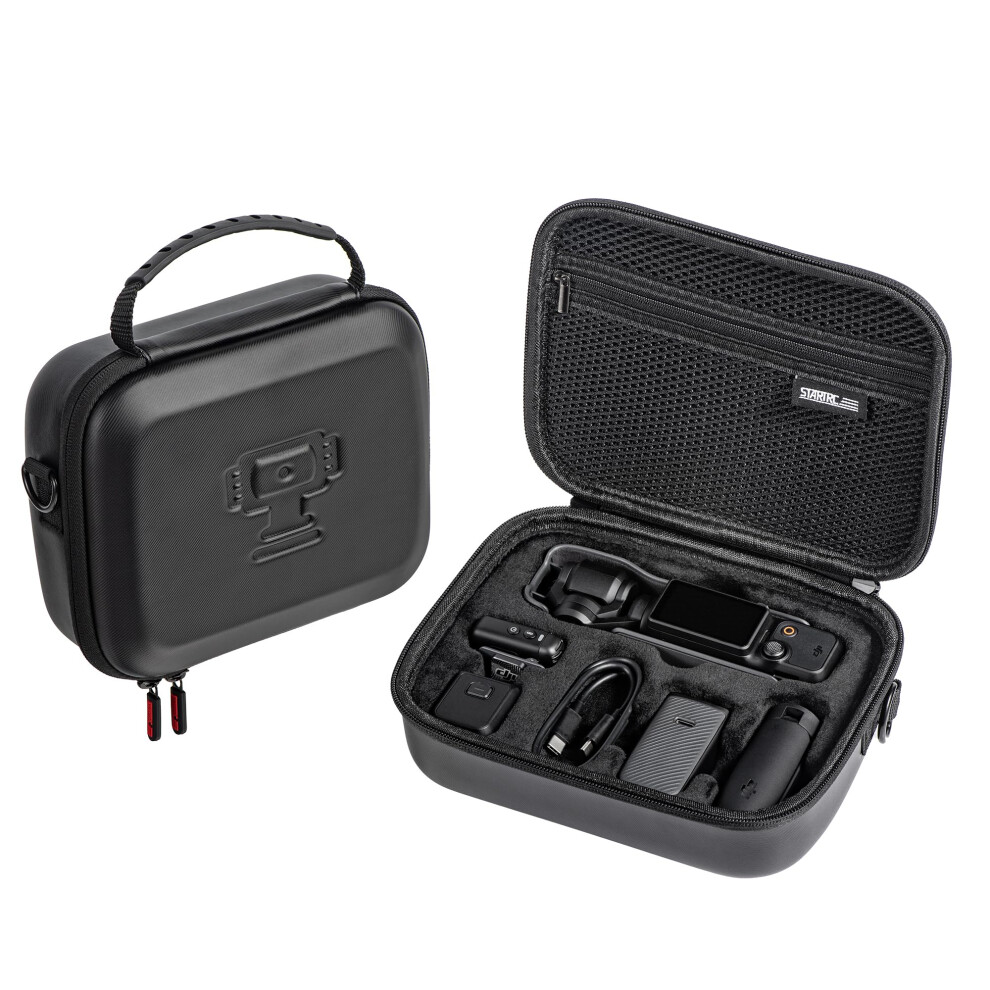 Carrying Case, Portable Pu Leather Shoulder Bag For Dji Osmo Pocket 3 Creator Combo Accessories Black 6947110977256